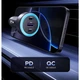 Автомобільний зарядний пристрій 1USB 2Type-C 30W 3A QC 4.0 (EC307) UGREEN Grey - зображення 7