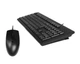 Клавіатура та миша A4Tech KR-8372 Black, провідний набір, USB інтерфейс - зображення 4