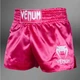 Шорты для тайского бокса и кикбоксинга Venum Classic (Muay Thai Shorts) розовый р.M (Рост: 150–165 см | Вес: 40–50 кг) - изображение 1