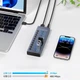 USB-хаб 10 портів USB 3.0 з індивідуальними кнопками, з зовнішнім блоком живлення, алюмінієвий корпус ( код: HUB985A ) - зображення 8