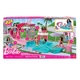 Лялька барбі Barbie Dream Pool "басейн мрій" зі злітною гіркою джакузі + аксесуари Jfp01 - изображение 1