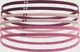 Пов'язка на голову UA W MINI ELASTIC 6PK рожевий, пудровий, бордовий жіночий One Size (1389932-602) - зображення 1