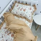 Постельный комплект рюшами в кровать 120х60 см Oh My Kids «Лисички совушки» ранфорс - изображение 8