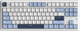 Клавиатура AJAZZ AK870 V2 Flying Fish Switch White/Blue (AK870-V2-FF-BWB) - изображение 1