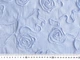Ткань Коттон полоска с ленточкой розы, голубой, пог. м. (к331, 2509093A, д3) - изображение 4
