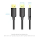 Кабель мультимедійний DisplayPort to DisplayPort 3.0m V1.2 4K 60Hz 3D Dolby 7.1 VENTION (HAKBI) - зображення 7