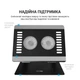Подставка для ноутбука до 15.6" LS122B, Black OfficePro 000338237 - изображение 9