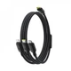 Кабель 3-в-1 Baseus Silky One-for-Three Fast Charging Type-C to Micro USB+Lightning+Type-C 100W (1.5m) black - зображення 5