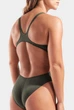 Купальник жіночий Arena TEAM SWIMSUIT SWIM TECH SOLID 004763-609 42 Хакі - зображення 3