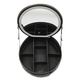 Косметичка-валіза RIAS YB-032 з LED дзеркалом круглая Black (3_07866) - зображення 3
