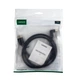 Кабель UGREEN HDMI 4K Cable Male to Male 90 Degree Black 1м - зображення 4