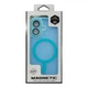 Чохол Premium TPU+PC Magnetic Matte Camera Lens with Magsafe для iPhone 16 Blue - зображення 2