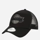 Czapka z daszkiem z siatką New Era Bob Logo 9Forty Trucker Lakers 12523911 One Size Czarna - obraz 1