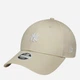 Czapka z daszkiem damska New Era Wmns Mini Logo 940 Nyy 60675535 One Size Kremowa - obraz 1