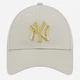Czapka z daszkiem damska New Era Wmns Metallic Logo 940 Nyy Stn 60222491 One Size Mleczna - obraz 3