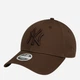 Кепка жіноча New Era Wmns Lge Ess 940 Nyy 60471462 One Size Темно-коричнева (197374041835) - зображення 1