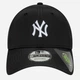 Czapka z daszkiem bejsbolówka New Era Mlb Recycled Midi 940 Nyy 60771854 One Size Czarna - obraz 3