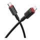Кабель для зарядки и передачи данных USB Borofone BX110 Premium PD27W Type-C to Lightning 1метр Black - изображение 1