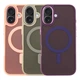Чохол Premium TPU+PC Space Magnetic Color with Magsafe для iPhone 16 Plus Black - изображение 2