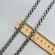 Серебряная мужская цепь бисмарк 70 см, массивная классическая цепочка 49.6 гр, 925 пробы с чернением (6002) - изображение 7