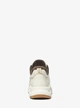 Кроссовки женские Michael Kors Katrina Mixed-Media Trainer, Beige-Brown, 37 - изображение 3