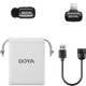 Бездротовий петличний мікрофон BOYA mini-16 Lightning Black - зображення 2