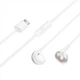Наушники вкладыши HOCO M115, Type-C, с микрофоном, Hi-Fi стерео звук, 1.2 м, белые - изображение 3