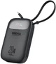 УМБ BREVIA ePower CompactMini 10000 mAh LCD + cable 20W Black (45420CMB) - зображення 1