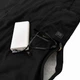 Одеяло флисовое с подогревом от PowerBank USB 140х190 зимнее теплое электроодеяло. Черное - изображение 3