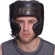 Шолом боксерський у мексиканському стилі шкіряний розмір L-XL Шкіра UFC PRO Prem Lace Up чорний UHK-75056 - зображення 6