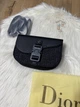 Сумка через плечо Кросс Боди Dior монограммная Черная 19,5 х 13 см - изображение 7