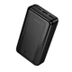 УМБ мобільна зарядка Power bank Hoco J165A повербанк 2хUSB Black 20000 mAh - зображення 1
