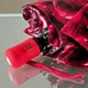 Жіноча парасолька Fulton L346 Photo Rose Red — Повний автомат, 8 спиць, принт "Червоні троянди" (Велика Британія) - зображення 5