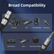 Кабель Cabletime мікрофонний Audio XLR Microphone To Jack Aux 6.5mm Male to XLR Female, 1м (CF41H) - зображення 2