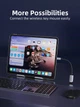 Кабель Cabletime USB 3.2 Type-C Male to USB 3.2 Type-A Female, 0.5 m, 10Gbs, Black (CP62G) - изображение 4