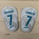 Щитки футбольные S 10x6 см Ronaldo Real Madrid - изображение 1