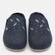 Женские домашние тапочки с закрытым носком Inblu GF000015 36 23.5 см Серо-синие (ROZ6501078368) - изображение 3