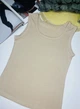 Жіноча майка термо на флісі в рубчик Lavolle L-XL (48-50) Бежевий - изображение 3