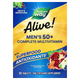 Поливитамины для мужчин от 50 лет Nature's Way, Alive! "Men's 50+ Complete Multivitamin" мужские витамины и минералы со смесью фруктов и овощей (50 таблеток) - изображение 1