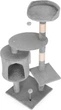 Drapak Petsi AIE-ATS40 wieża z domkiem 110 cm Szary (5905817010455) - obraz 3