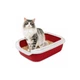 Туалет Природа Comfort L для котов бордо 49х39х15 см - изображение 2