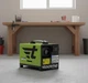 Дизельный автономный обогреватель 9 кВт Webasto TOOLME TM188 Вебасто на дизеле для обогрева грузовика или гаража с дисплеем и пультом ДК с Bluetooth Android / iOS Зеленый - изображение 1
