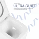Унітаз підвісний Qtap Gemini Ultra Quiet 485×340×350 мм, White, з сидінням Slim Duroplast / Soft-close / Quick Release - изображение 5