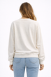 Стильний жіночий світшот у молочному кольорі Oversize S-L - зображення 2