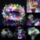 LED гірлянда RGB Fairy Light String 20 метрів 200 LED 3АА для декору - зображення 4