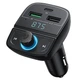 Автомобильное зарядное устройство UGREEN CD229 31,5W USB-C + 2xUSB-A Bluetooth FM Transmitter с TF (80910) - изображение 2