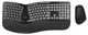 Zestaw bezprzewodowej Conceptronic Wireless Ergonomic Keyboard+Mouse EN (US) Black (ORAZIO02US) - obraz 1