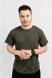 Футболка універсальна бавовна 100% ТЕМНО-ОЛИВКОВИЙ, р.XL - зображення 1