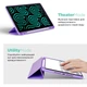 Чохол-книжка ArmorStandart Smart Fold Pen для Samsung Galaxy Tab A11 Plus Light Purple (ARM89310) [157308] - зображення 6