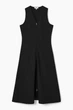 Сукня жіноча COS zip-front v-neck midi dress 1248023001 XS Чорний - изображение 7